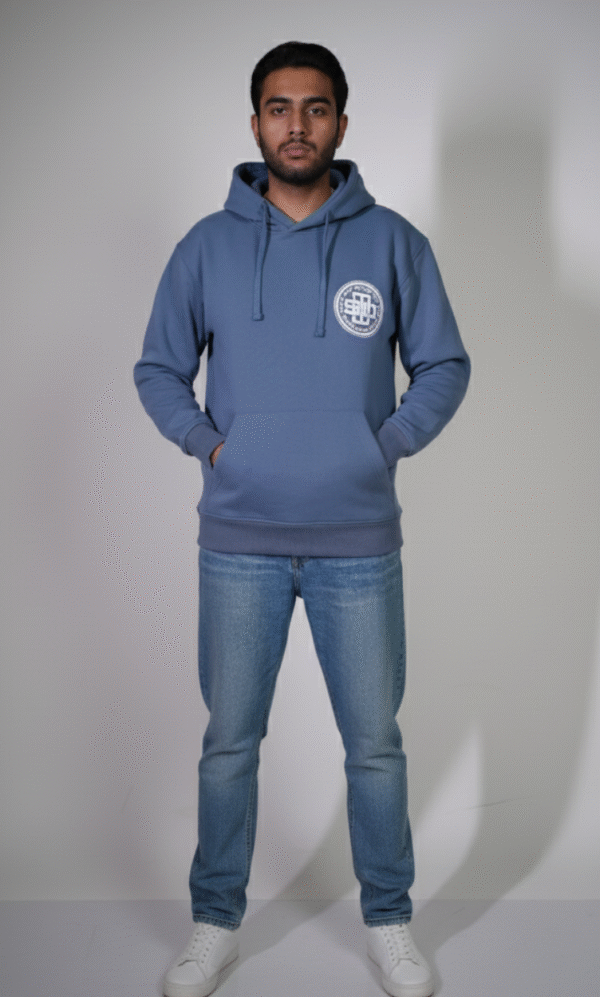 Blue Oversized Hoodie (United) – Everyday Comfort